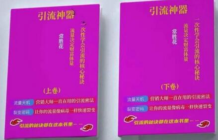 《引流神器》–上下册理论+实战一次性学会引流的核心秘诀，价值10万的流量思维