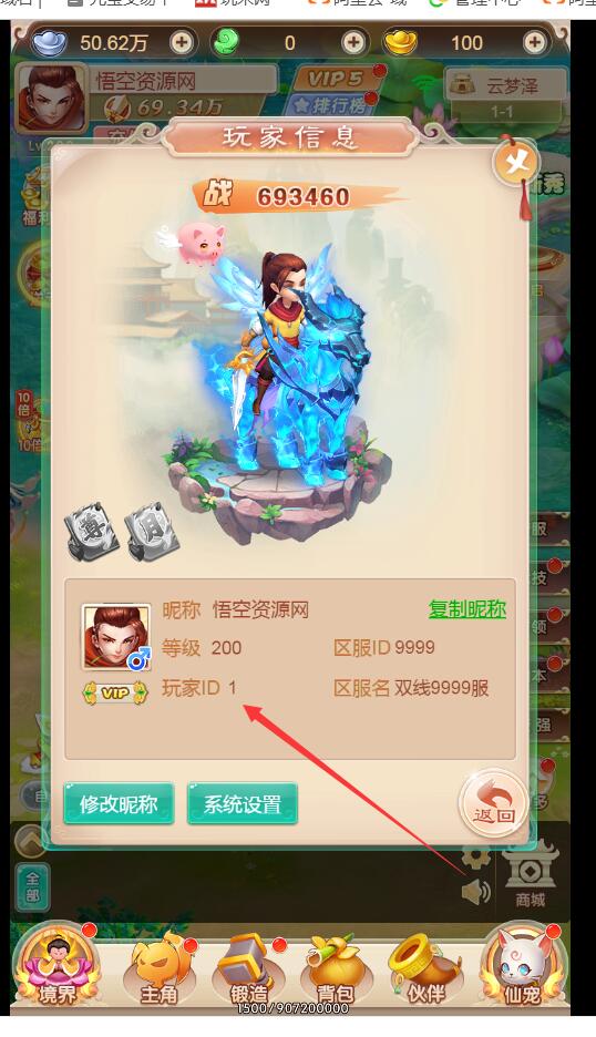 暴走西游H5-西游二开-删档清空数据库教程