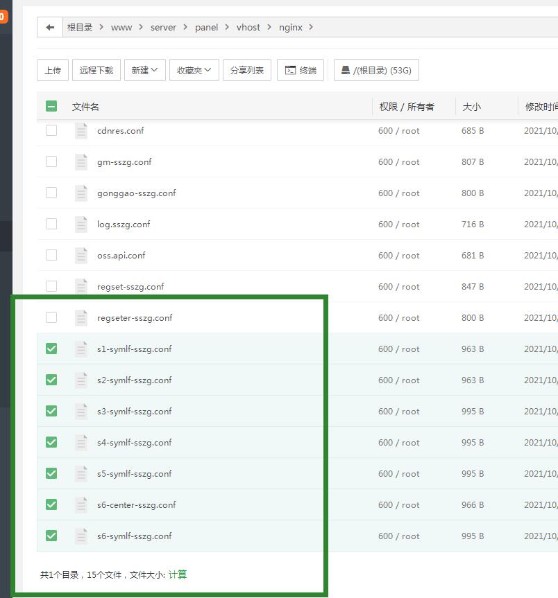 sszg-荣耀之光linux 重起nginx 失败 Nginx配置规则错误