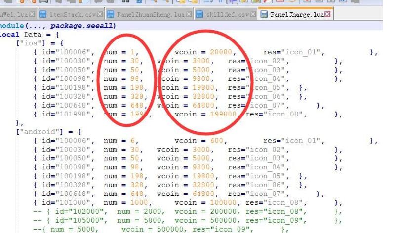 白日门-传奇霸业 游戏内充值比例修改