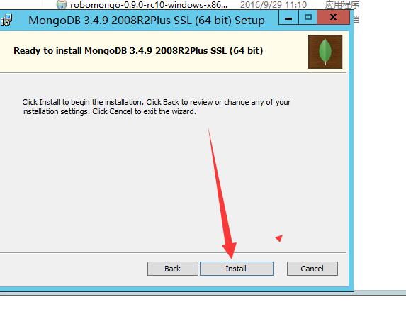 mongodb-win32-x86_64-2008plus-ssl-3.4.9-signed 安装教程