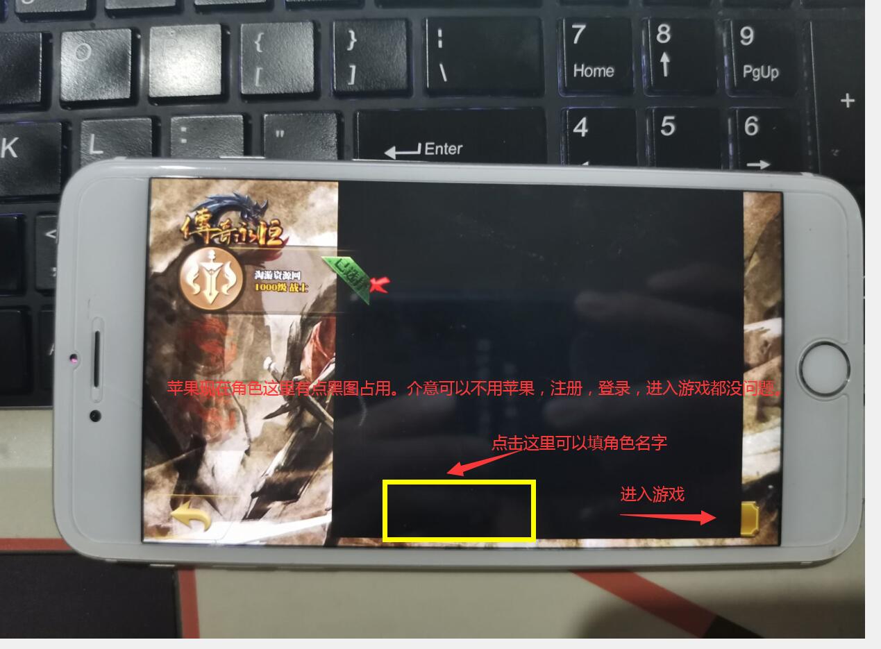 白日门-苹果客户端选择角色无图变黑问题