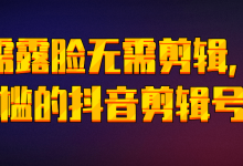 无需露脸无需剪辑,零门槛的抖音剪辑号!【视频教程】-蜗牛学社