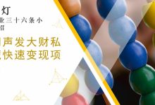 明灯副业三十六条小妙招之第四招闷声发大财快速变现项目-蜗牛学社