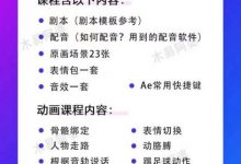 木易阿婆沙雕动画教学视频课程,沙雕动画天花板,轻松涨粉,变现多样-蜗牛学社