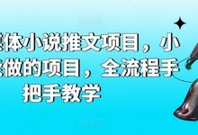 AI自媒体小说推文项目,小白也能做的项目,全流程手把手教学-蜗牛学社