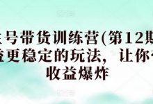 养生号带货训练营(第12期),收益更稳定的玩法,让你带货收益爆炸-蜗牛学社