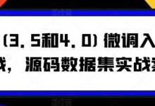 GPT(3.5和4.0)微调入门和实战,源码数据集实战案例-蜗牛学社