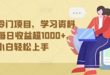 抖音贼冷门项目,学习资料拉新,每日收益超1000+,小白轻松上手-蜗牛学社