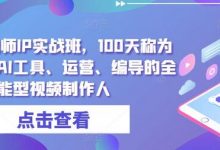 高薪剪辑师IP实战班,100天称为懂拍剪、AI工具、运营、编导的全能型视频制作人-蜗牛学社