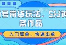 视频号带货玩法,5分钟一条作品,入门简单,快速出单-蜗牛学社