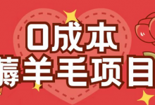 0成本，薅羊毛玩法一分钱不花一部手机即可操作单机1个小时30+-蜗牛学社