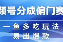 视频号创作者分成计划偏门类目，容易爆流，实拍内容简单易做-蜗牛学社