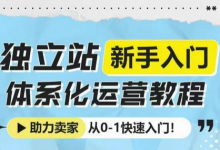 独立站新手入门体系化运营教程,助力独立站卖家从0-1快速入门!-蜗牛学社