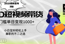 2025最新蓝海项目，0门槛日入1k，小白宝妈轻松上手-蜗牛学社