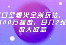 Ai对口型爆火全新玩法，一条视频100万播放，日入2张矩阵放大收益-蜗牛学社