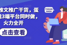 小说推文推广干货,蛋花小说3端平台同时做,火力全开-蜗牛学社