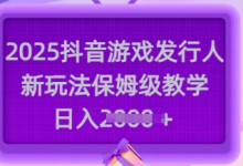 2025抖音游戏发行人新玩法,保姆级教学,日入多张-蜗牛学社