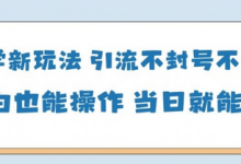 国学新玩法,引流不封号不违规小白也能操作,当日就能变现-蜗牛学社