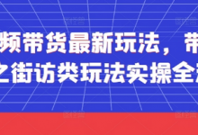 短视频带货最新玩法，带货视频之街访类玩法实操全流程-蜗牛学社