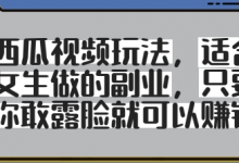 西瓜视频玩法,适合女生做的副业,只要你敢露脸就有收益-蜗牛学社