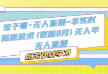 宝子哥·无人直播-非实时防风技术(更新25年5月)无人半无人直播-蜗牛学社