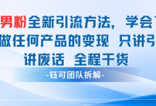 小红书男粉引流 学会了这个变现很容易,不讲废话全程针对男人的打法 全程干货-蜗牛学社