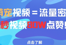 AI萌宠视频=流量密码5秒视频80w点赞-蜗牛学社