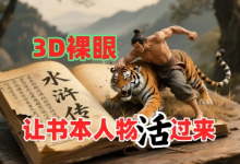 书本人物裸眼3D视频,新的玩法,流量超猛,保姆级教程-蜗牛学社