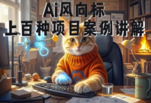 Ai风向标-附100种项目案例玩法-0基础小白到大神ai视频商业应用教学-蜗牛学社