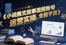 小说推文故事混剪账号运营实操,全程干货-蜗牛学社
