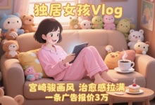 单个账号涨粉71W!用AI制作独居女孩Vlog,宫崎骏画风,治愈感拉满,一条广告报价3W-蜗牛学社