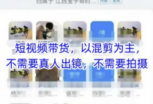 宝子哥头部团队短视频带货,以混剪为主,不需要真人出镜,不需要拍摄【更新】-蜗牛学社