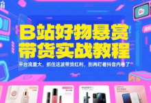 B站好物悬赏带货实战教程,平台流量大,抓住这波带货红利,别再盯着抖音内卷了-蜗牛学社