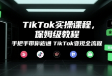 TikTok实操课程，保姆级教程，手把手带你跑通TikTok变现全流程-蜗牛学社