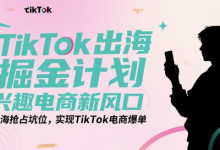 TikTok出海掘金计划,兴趣电商新风口,出海抢占坑位,实现TikTok电商爆单-蜗牛学社