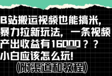 b站掘金计划?搬运视频也能挣拉新的收益,小白应该怎么玩!-蜗牛学社