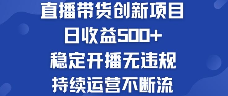 淘宝无人直播带货创新项目：日收益500+  稳定开播无违规  持续运营不断流【揭秘】-蜗牛学社