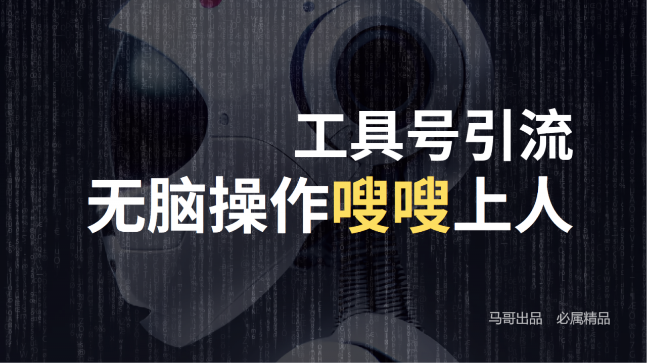 工具号高效引流法,嗖嗖上人,日引1000+,直接搬运,无脑操作-蜗牛学社