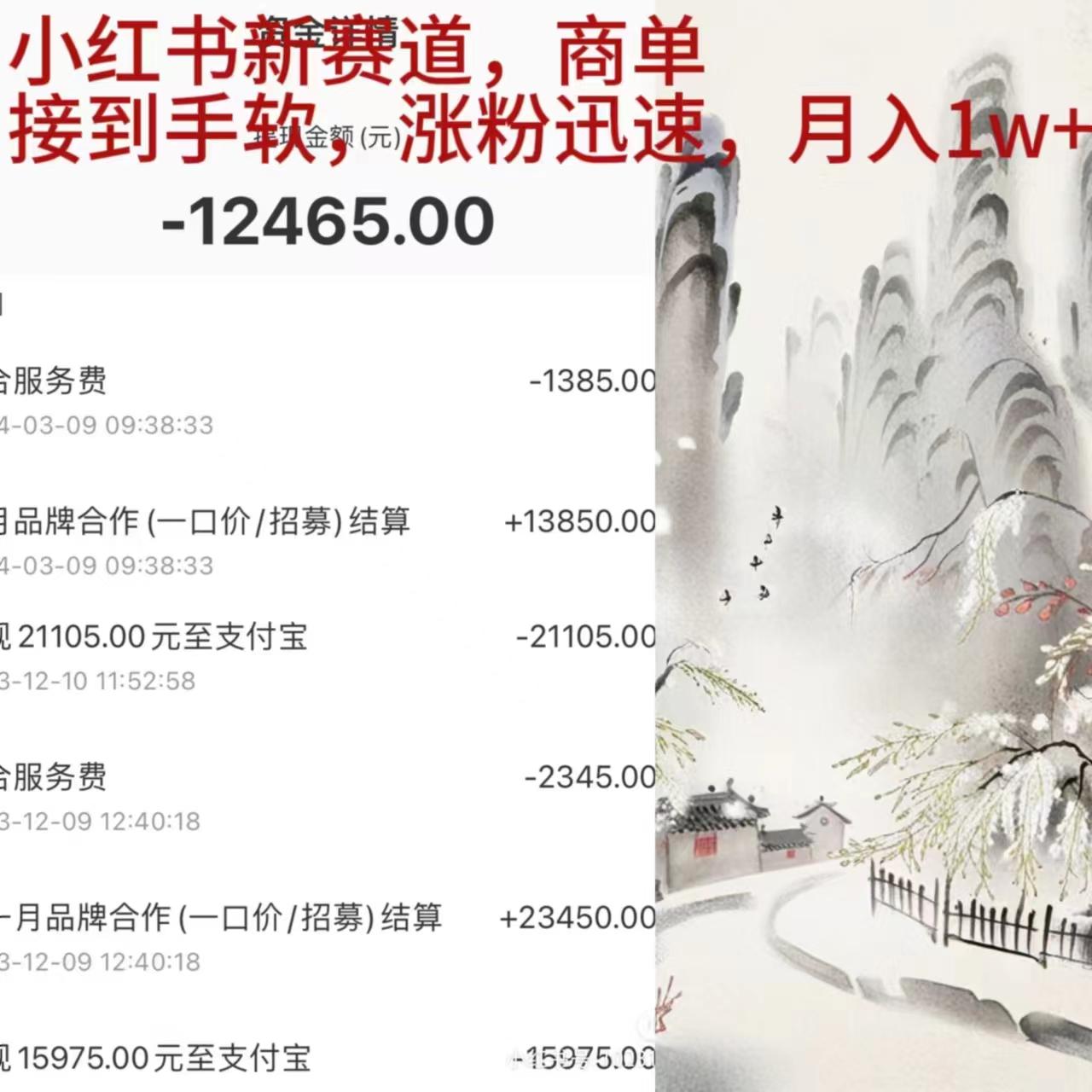 (9476期)小红书新赛道,商单接到手软,涨粉迅速,月入1w+