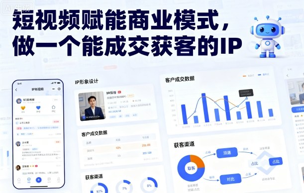 短视频赋能商业模式,做一个能成交获客的IP-蜗牛学社