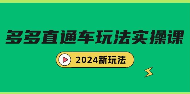 (9412期)多多直通车玩法实战课，新玩法(7节课)