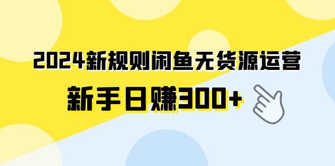 (9522期)新规则闲鱼无货源运营新手日赚300+-蜗牛学社
