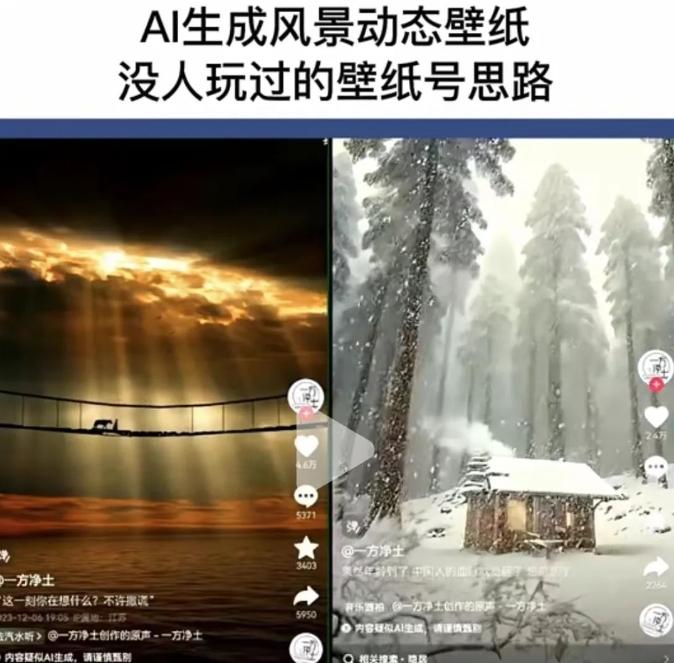图片[2]-AI风景号7天涨粉10W，小白也能1分钟掌握的视频制作教程-蜗牛学社