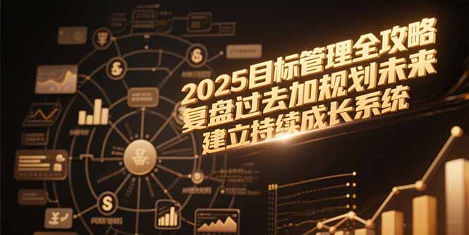 2025目标管理全攻略,复盘过去加规划未来,建立持续成长系统-蜗牛学社