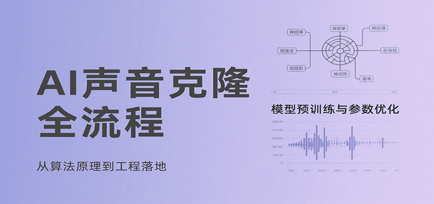 AI声音克隆全流程,基础概念到实战应用,3秒极速声音复刻、模型预训练、云端部署等-蜗牛学社
