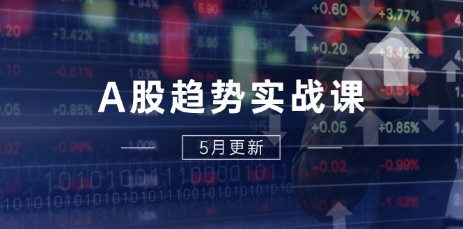A股趋势实战课：主力动向+政策红利，2025全年策略5月更新-蜗牛学社