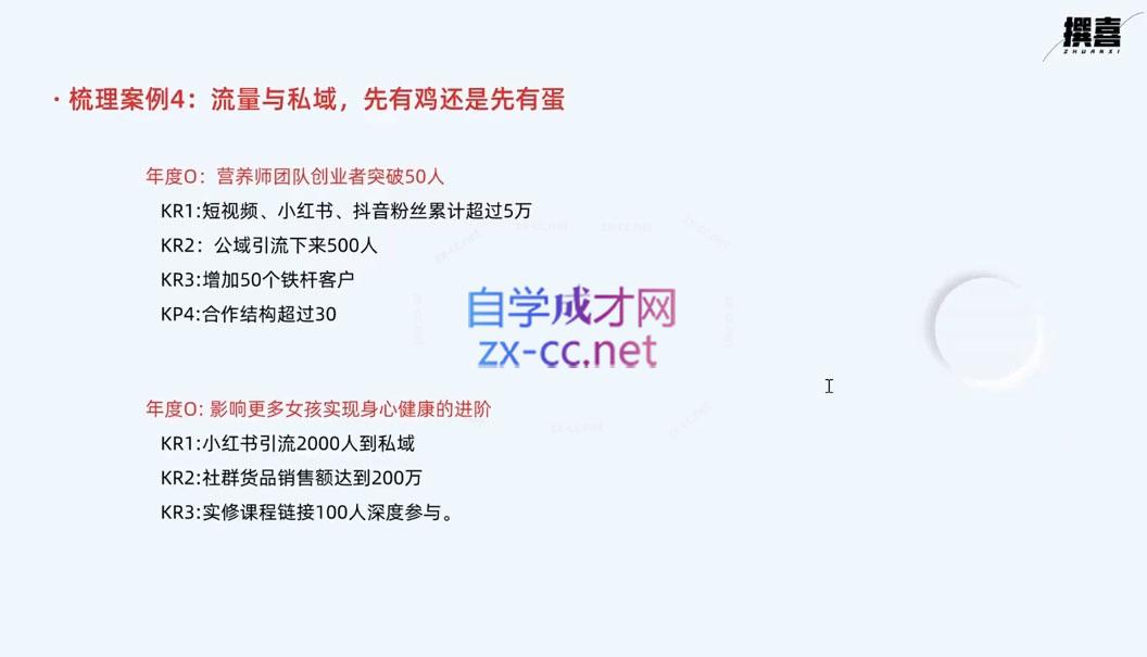 图片[2]-嘴嘴·OKR自律工作法+如何运营好读书会+私域IP变现高手课-蜗牛学社