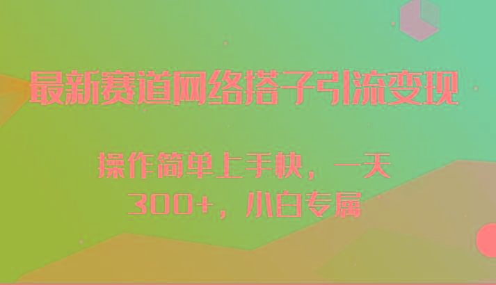 最新赛道网络搭子引流变现!!操作简单上手快,一天300+,小白专属-蜗牛学社