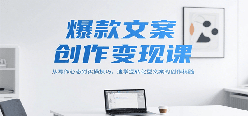 爆款文案创作变现课,从写作心态到实操技巧,速掌握转化型文案的创作精髓-蜗牛学社